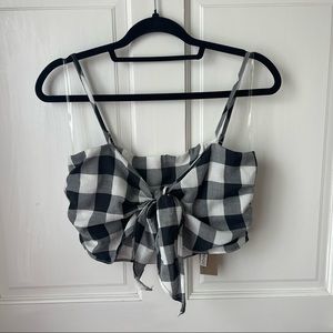Buffalo Plaid Crop Top